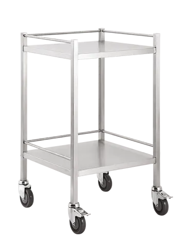 MEDICART 21, instrumentační vozík, 490x490x900 mm, nerez